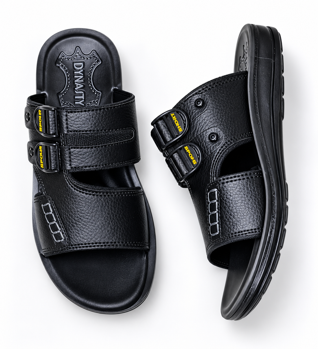 Waterproof leather slippers for Men