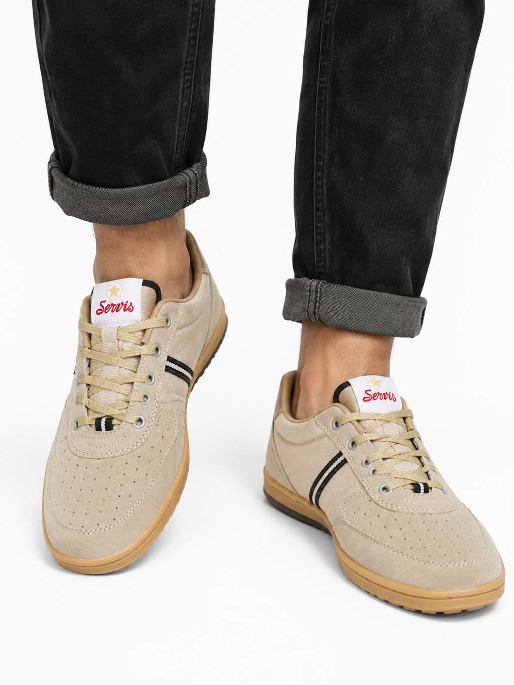 Servis Original Suede Casual Sneakers – CAMEL | Men's