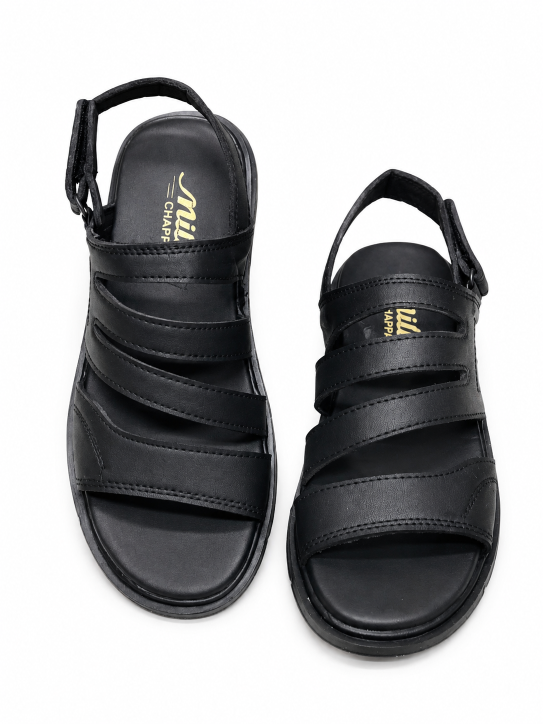 Men's Premium Multi-Strap Comfort Sandals – Adjustable Back Strap