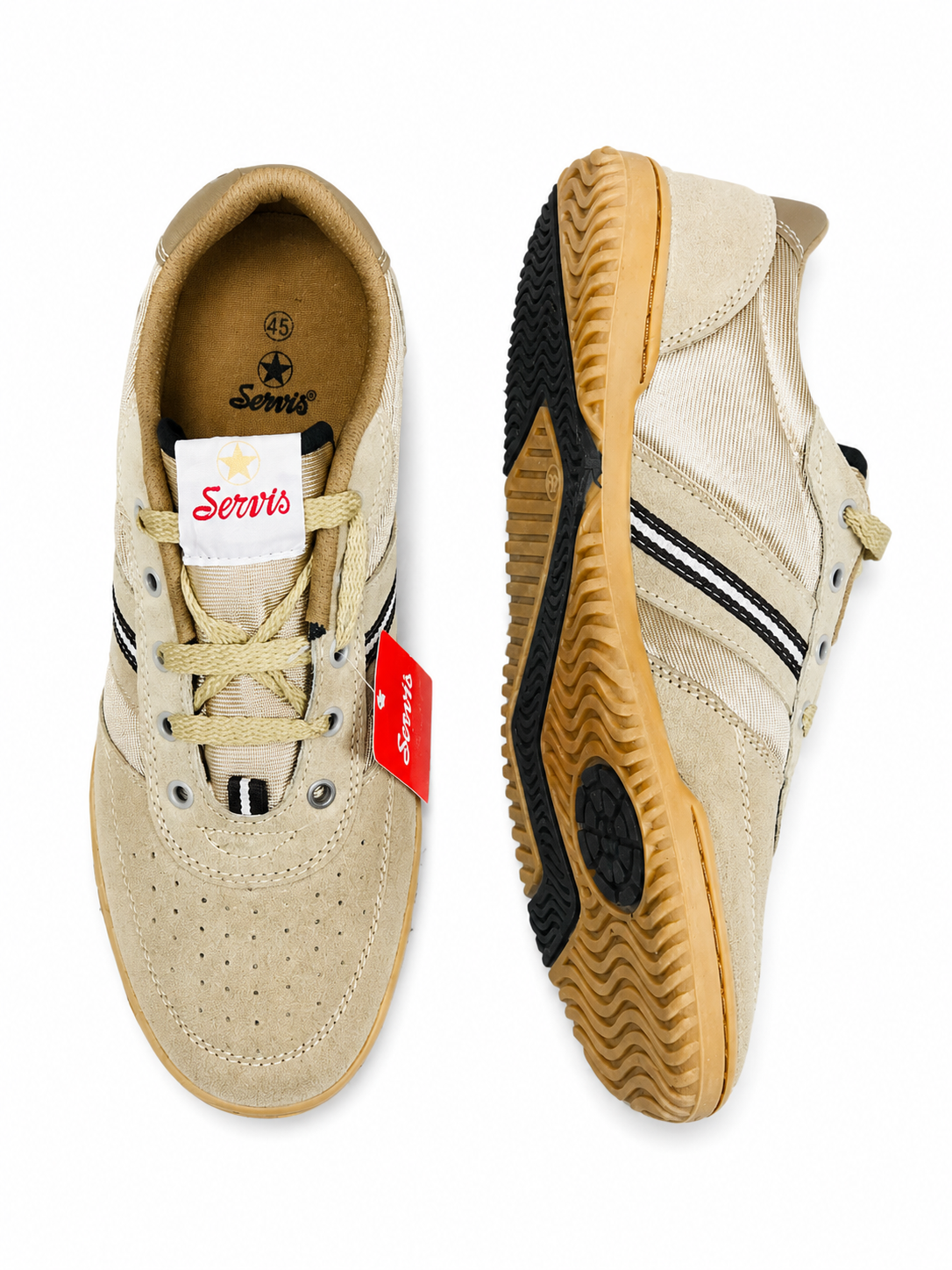 Servis Original Suede Casual Sneakers – CAMEL | Men's