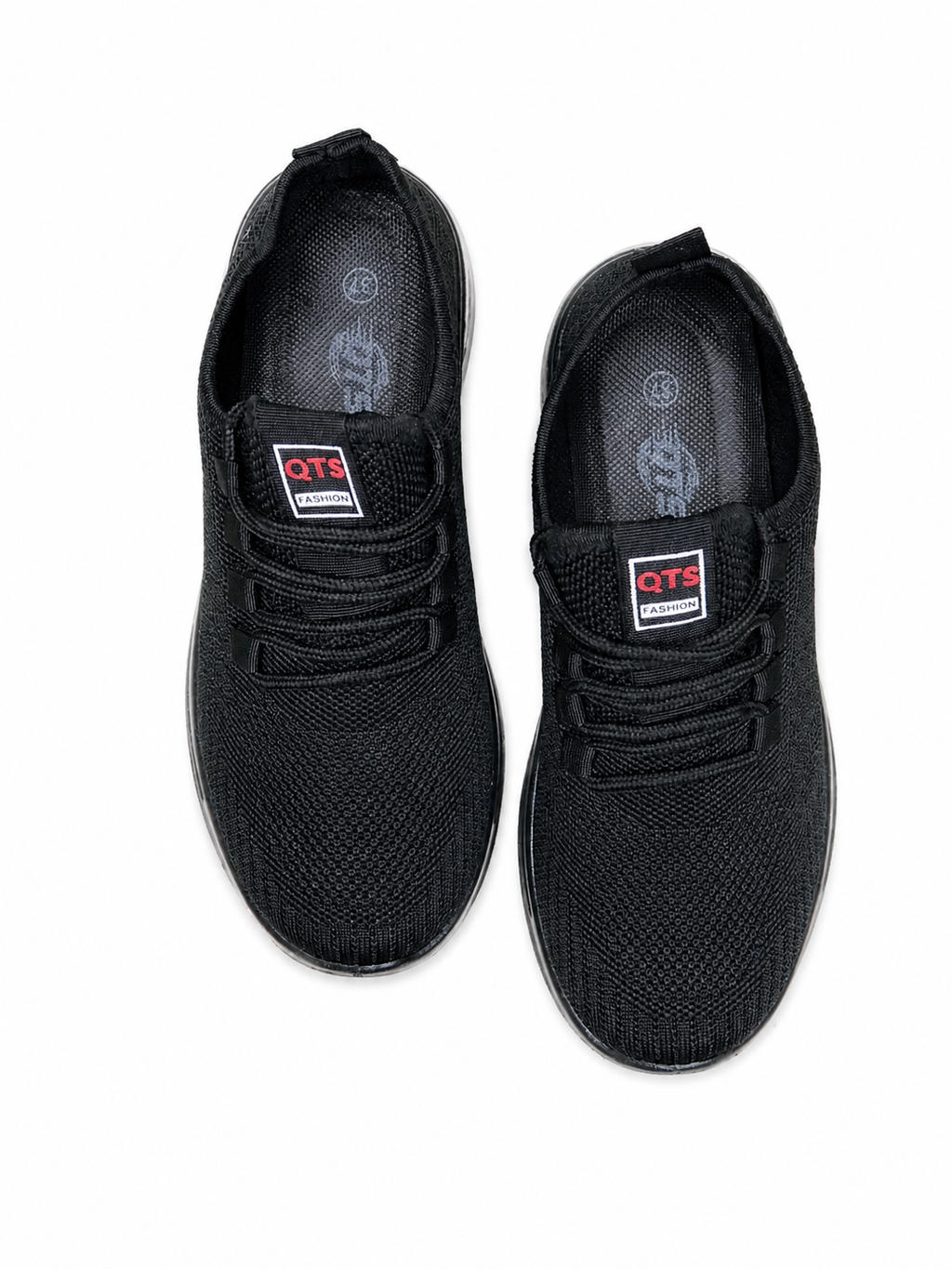 Women's Imported China Knit Sneakers – Full Black