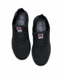 Women's Imported China Knit Sneakers – Full Black