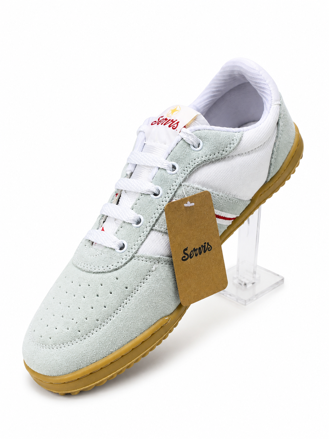 Servis Original Suede Casual Sneakers – White | Men's