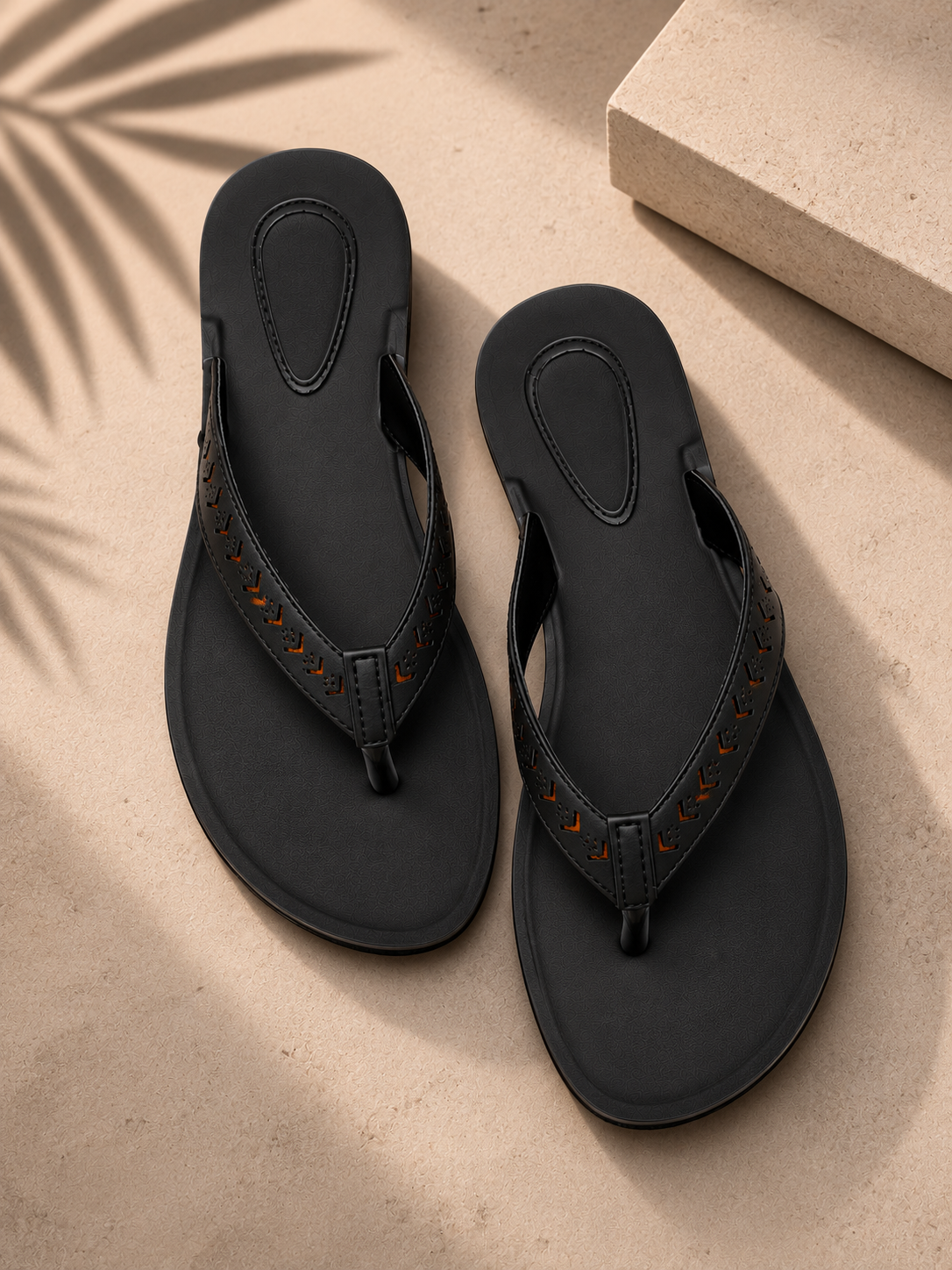 V flat slipper for ladies