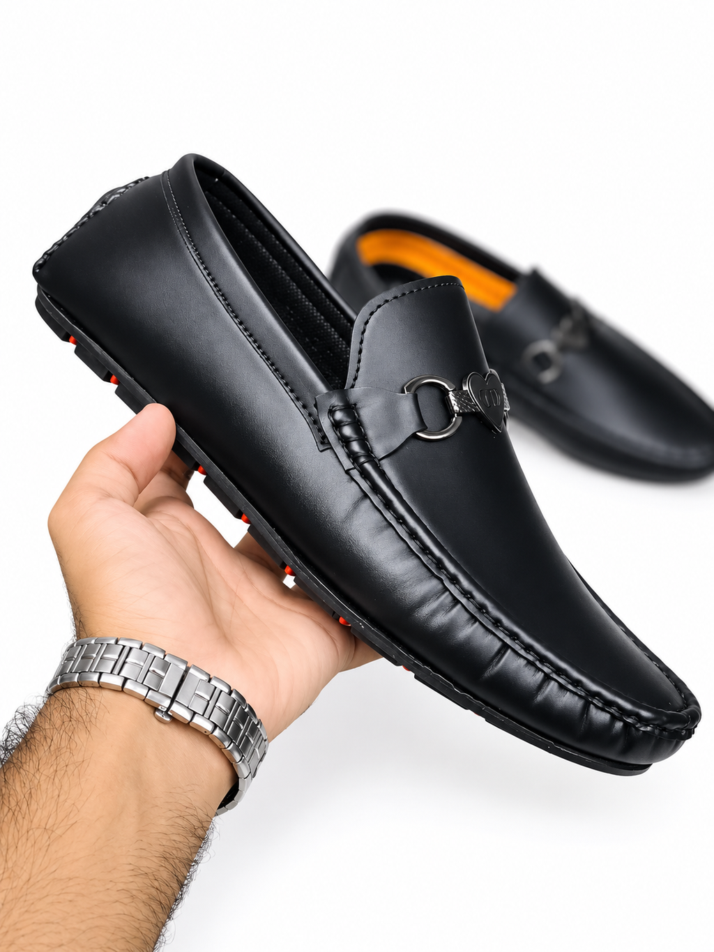 Men's Premium Leather Loafers – Black