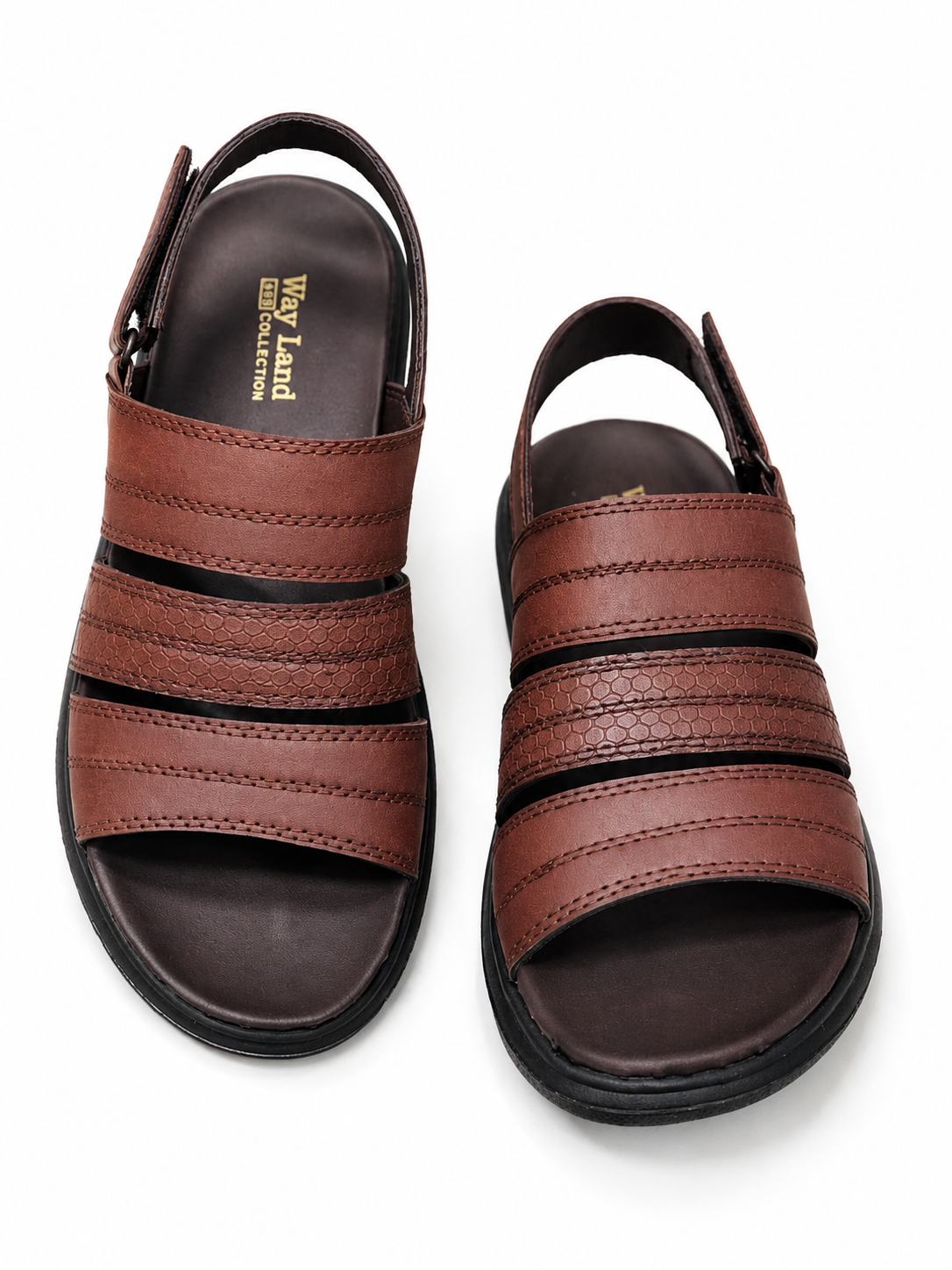 Premium Men's Comfort Sandals – Black & Brown