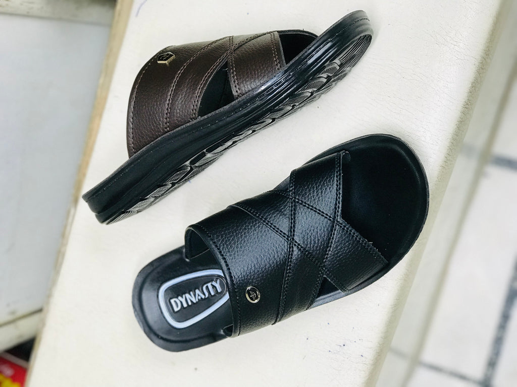 Water resistant leather Slippers for Men's